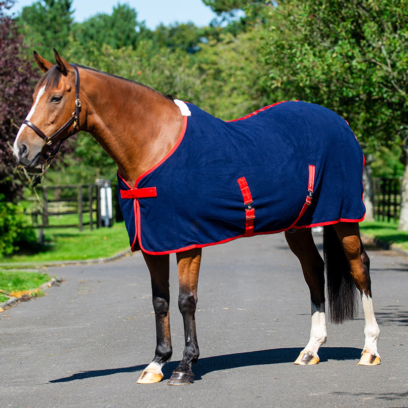 Equi-sential Fleece Cooler #colour_navy-red-navy