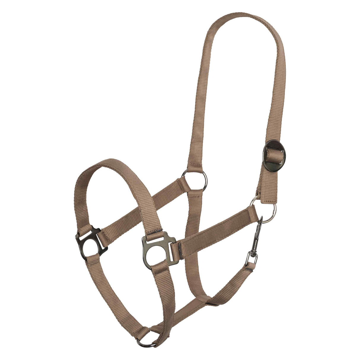 Imperial Riding Nylon Economic Headcollar #colour_cappuccino