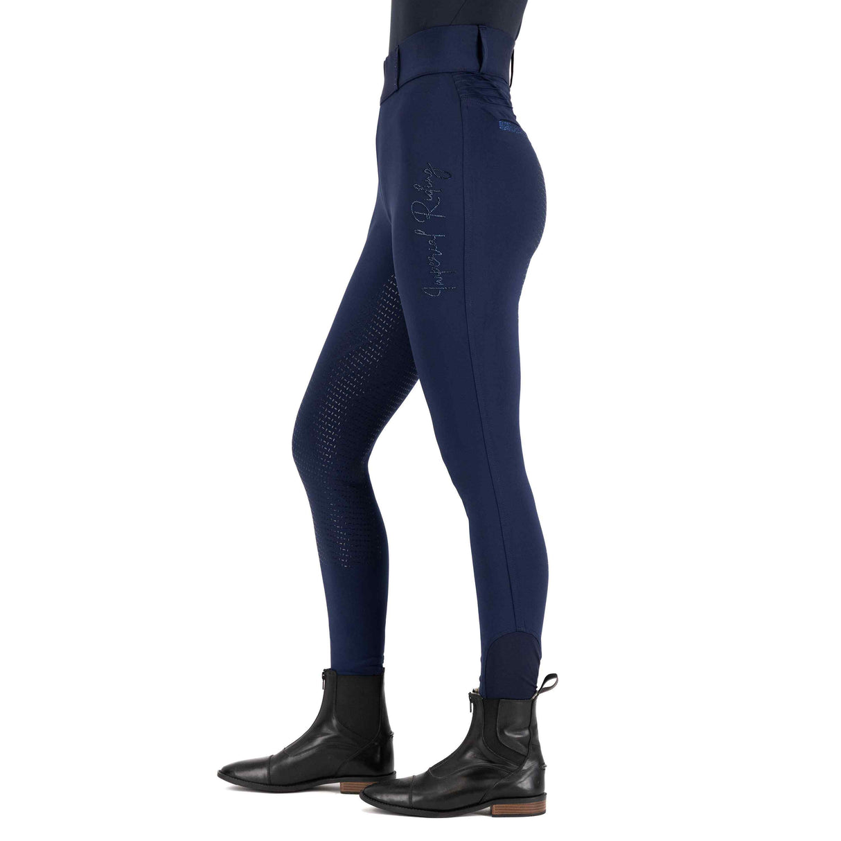 Imperial Riding Women's Comfi Sparks Riding Tights #colour_navy