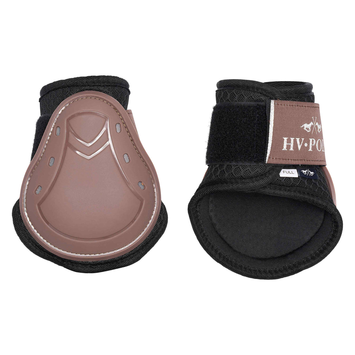 HV Polo Classic Tendon and Fetlock Boot Set #colour_espresso