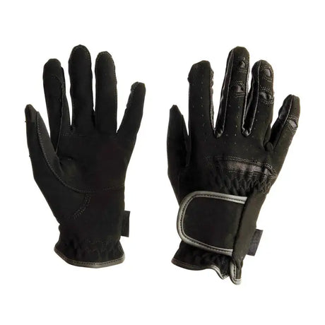 Dublin Everyday Mighty Grip Children's Riding Gloves #colour_black