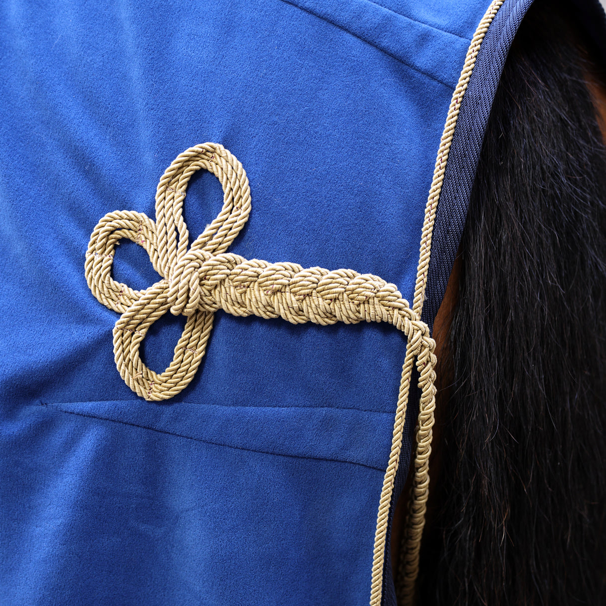 Shires Deluxe Quilted Show Rug #colour_navy