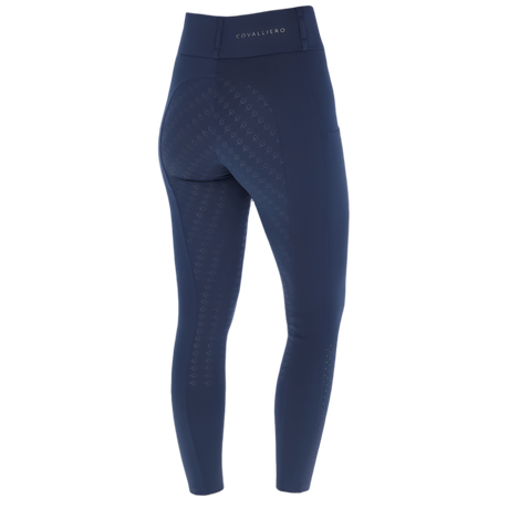 Covalliero Ladies Compression Riding Tights #colour_dark-navy