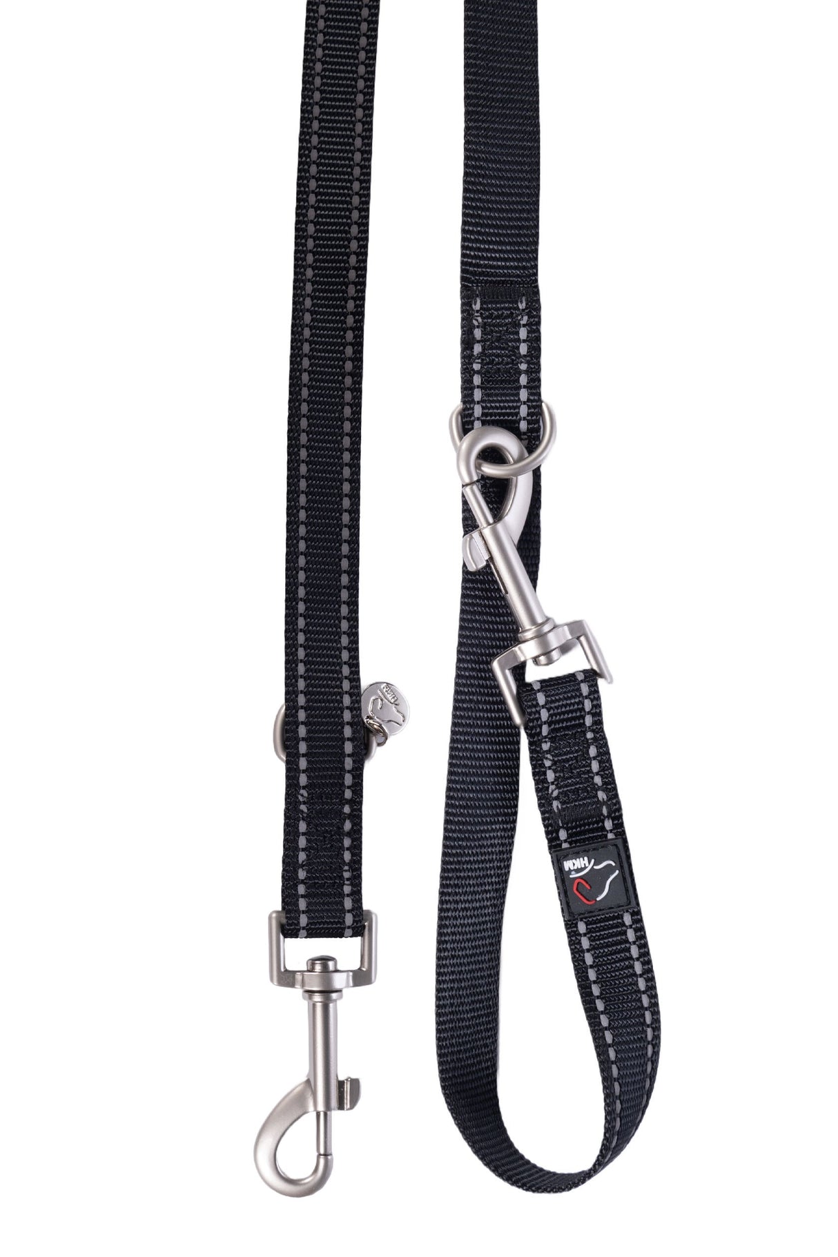 HKM Nylon Dog Training Lead -Anam Cara- #colour_black