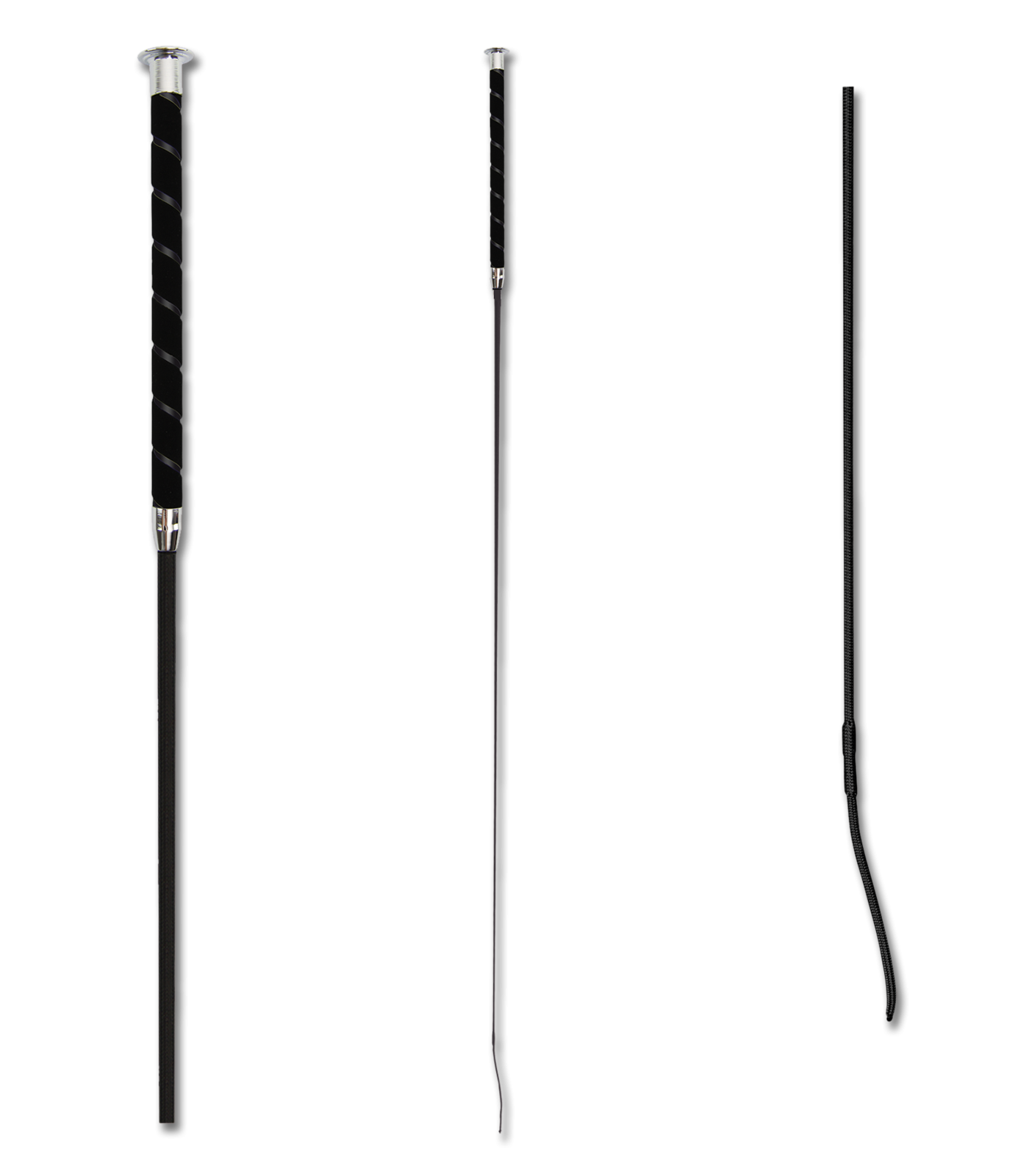 Waldhausen Dressage Whip With Velours Handle #colour_black