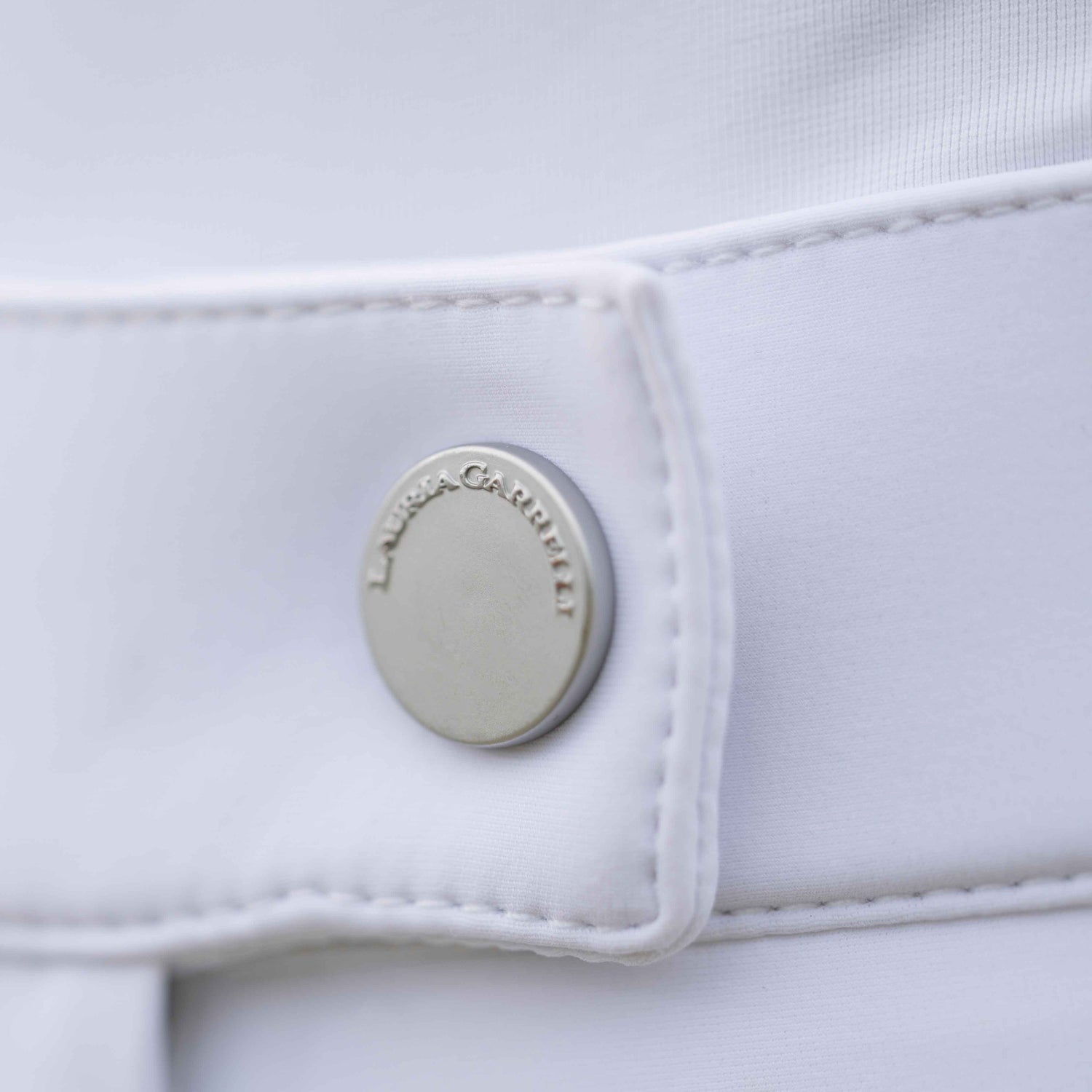 HKM Children's Silicone Full Seat Riding Breeches -Amalfi- #colour_white