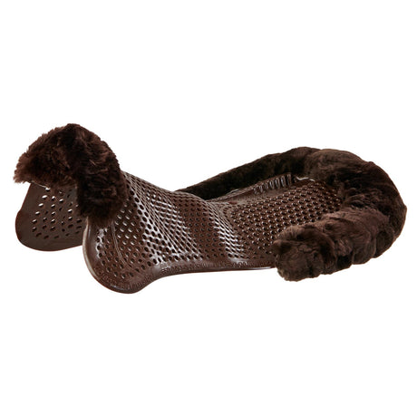 Acavallo Gel Ns-S Classic-S Cut-Out Rear Riser #colour_brown-brown