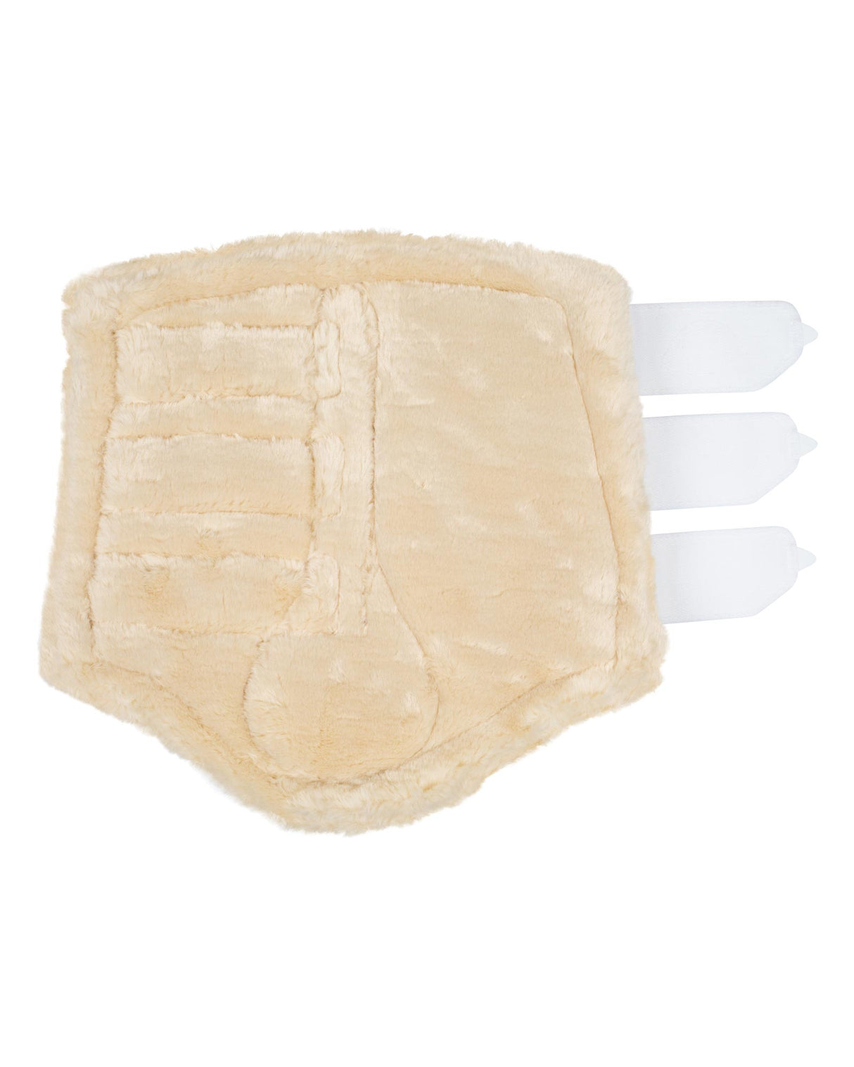 Acavallo Hind Brushing Boots Faux Leather & Faux Sheepskin #colour_white