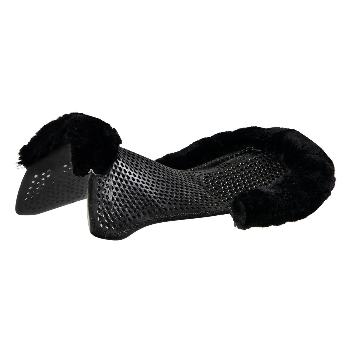 Acavallo Gel Ns-S Classic-S Cut-Out Rear Riser #colour_black-black