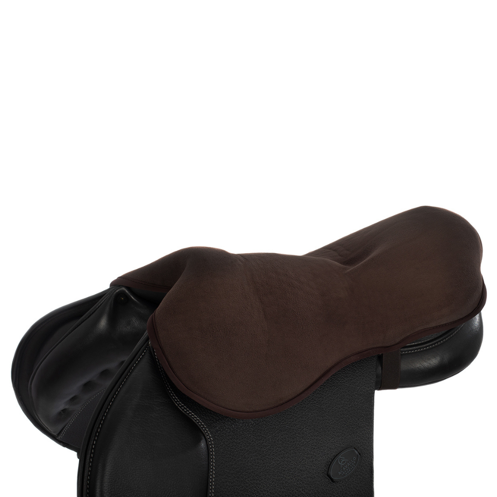 Acavallo Ortho-Coccyx Seat Saver Jumping Classic Gel-In Dri-Lex 20mm #colour_brown