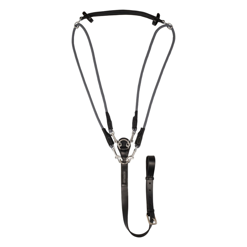 Acavallo Gogue Calfskin & Nylon #colour_black