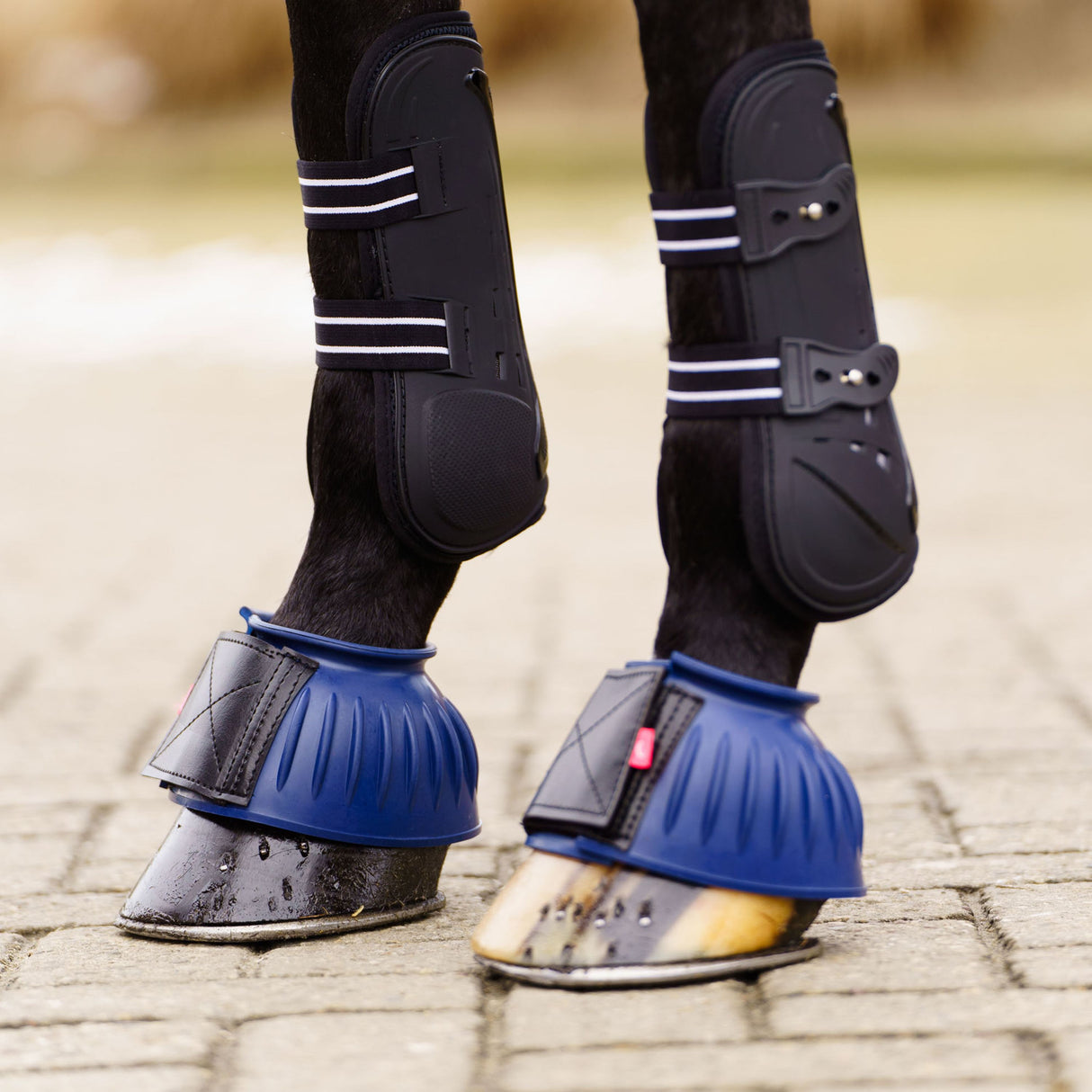 Imperial Riding Classic Rubber Bell Boots #Colour_royal-blue