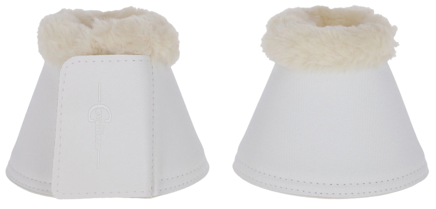 Covalliero Fleece Lined Bell Boots #colour_white