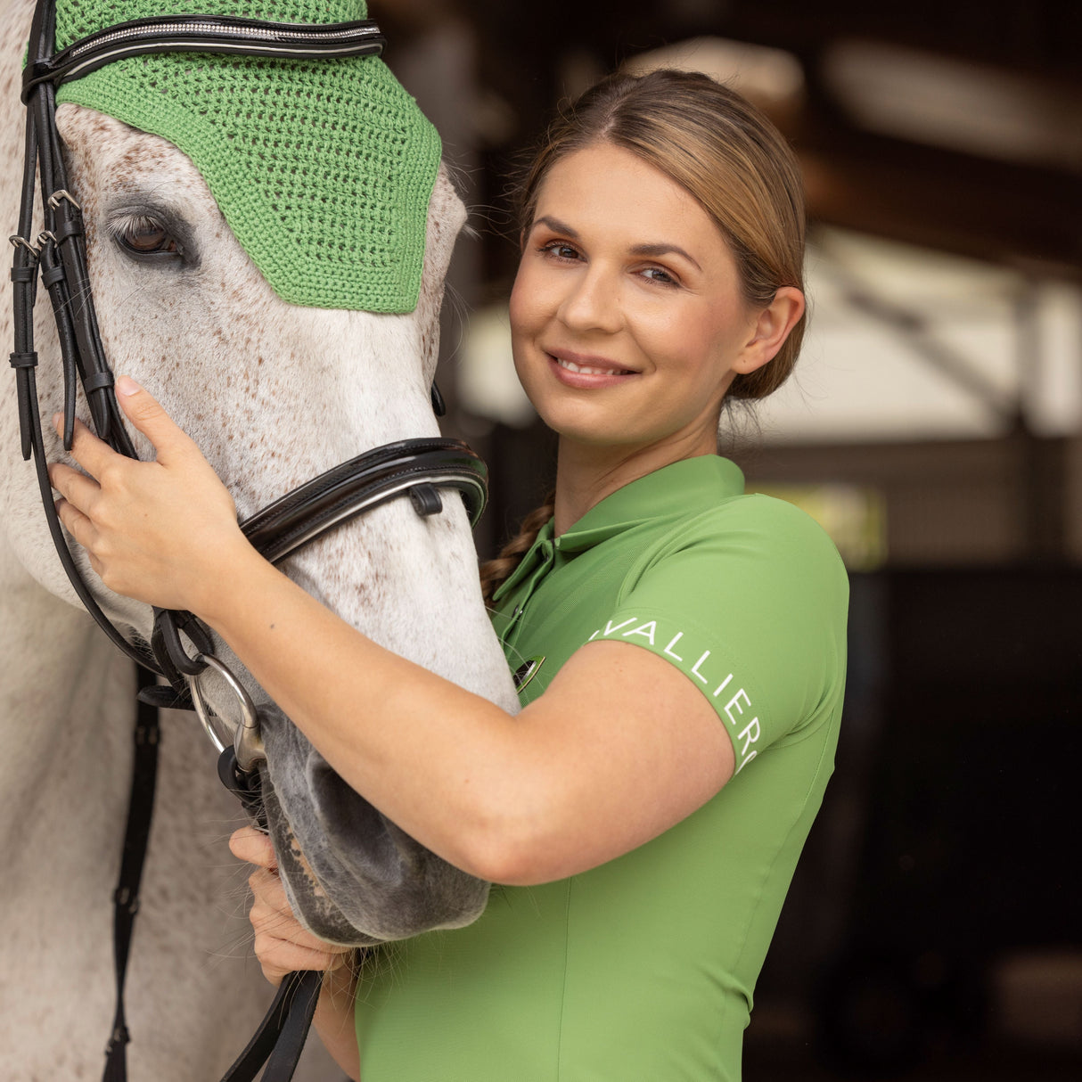 Covalliero Ladies Sporty Polo Shirt #colour_green