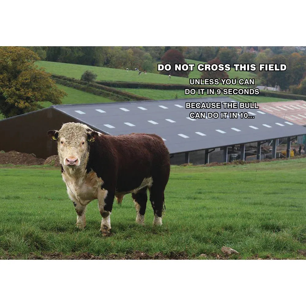 Kevin Milner Countryside Cards #style_do-not-cross-the-field