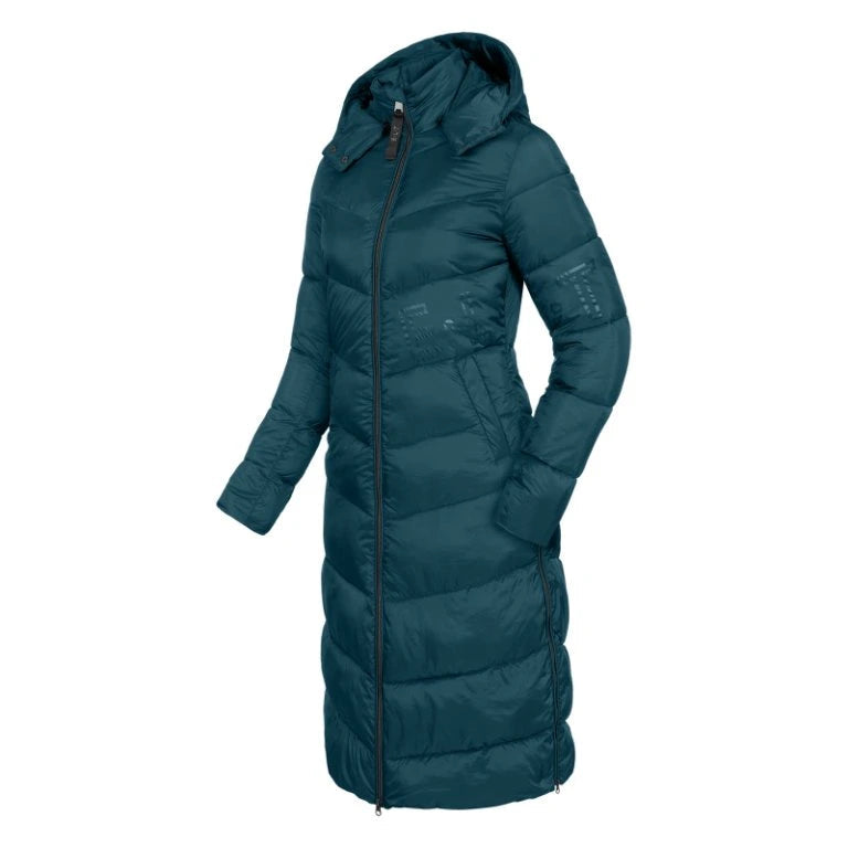 E.L.T Oslo Ladies Light Weight Coat #colour_petrol-blue