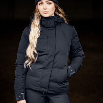 E.L.T Ohio Ladies Winter-Performance-Riding Jacket #colour_deep-blue