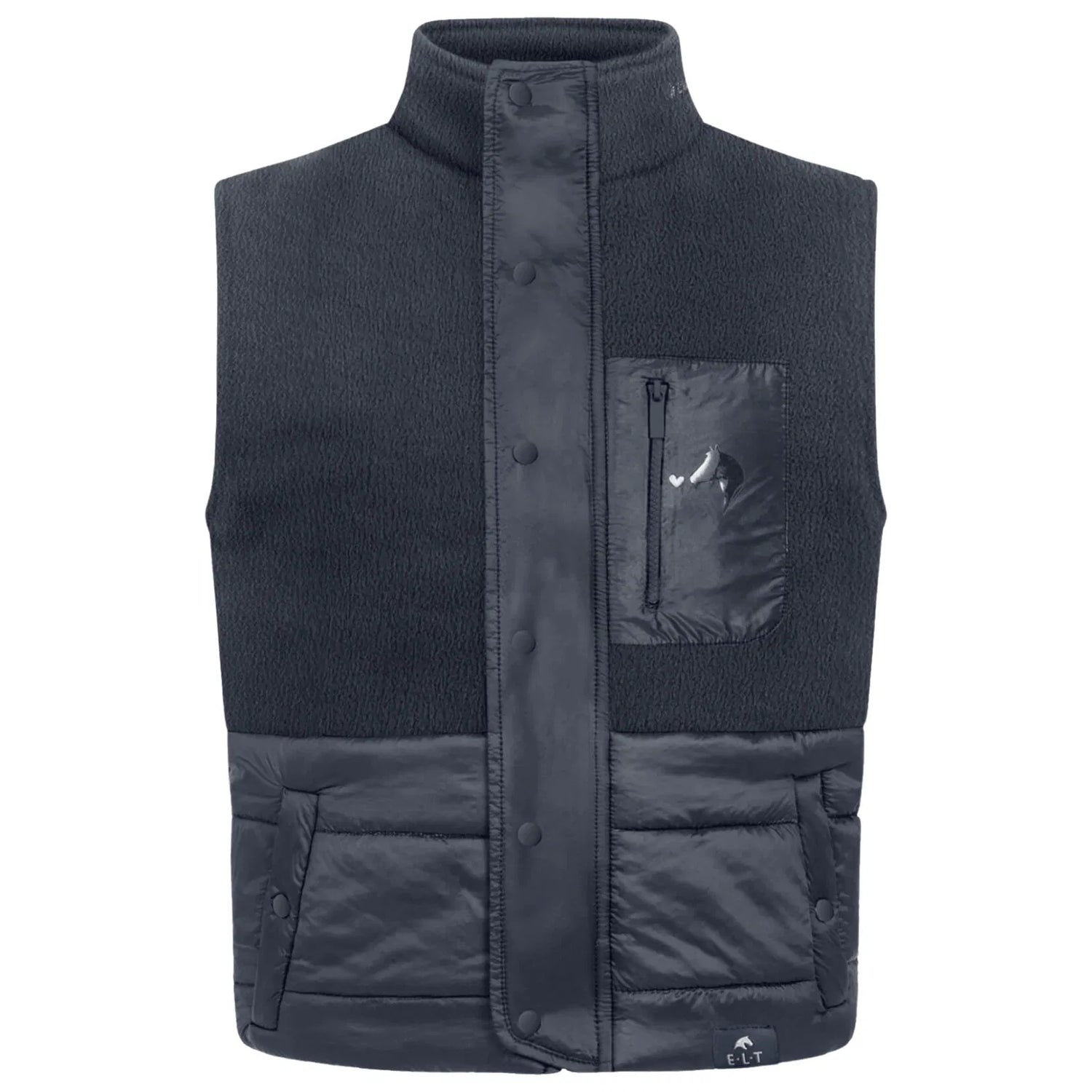 E.L.T Children's Lucky Milu Quilted Gilet #colour_deep-blue
