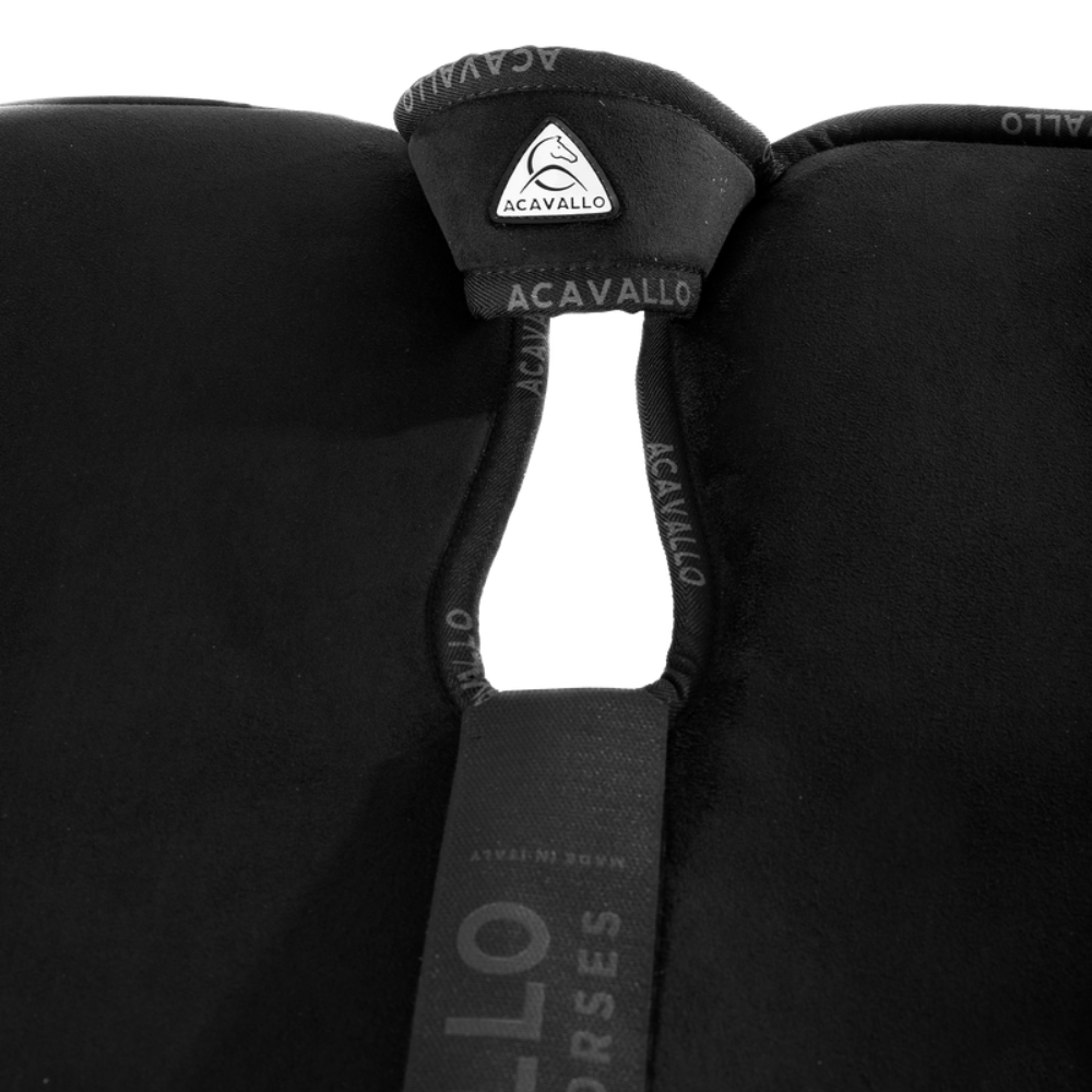 Acavallo Piuma Pad WFS Pocket Suede Rear Riser #colour_black