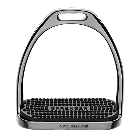 Sprenger HS Stainless Steel Fillis Stirrups #colour_anthracite