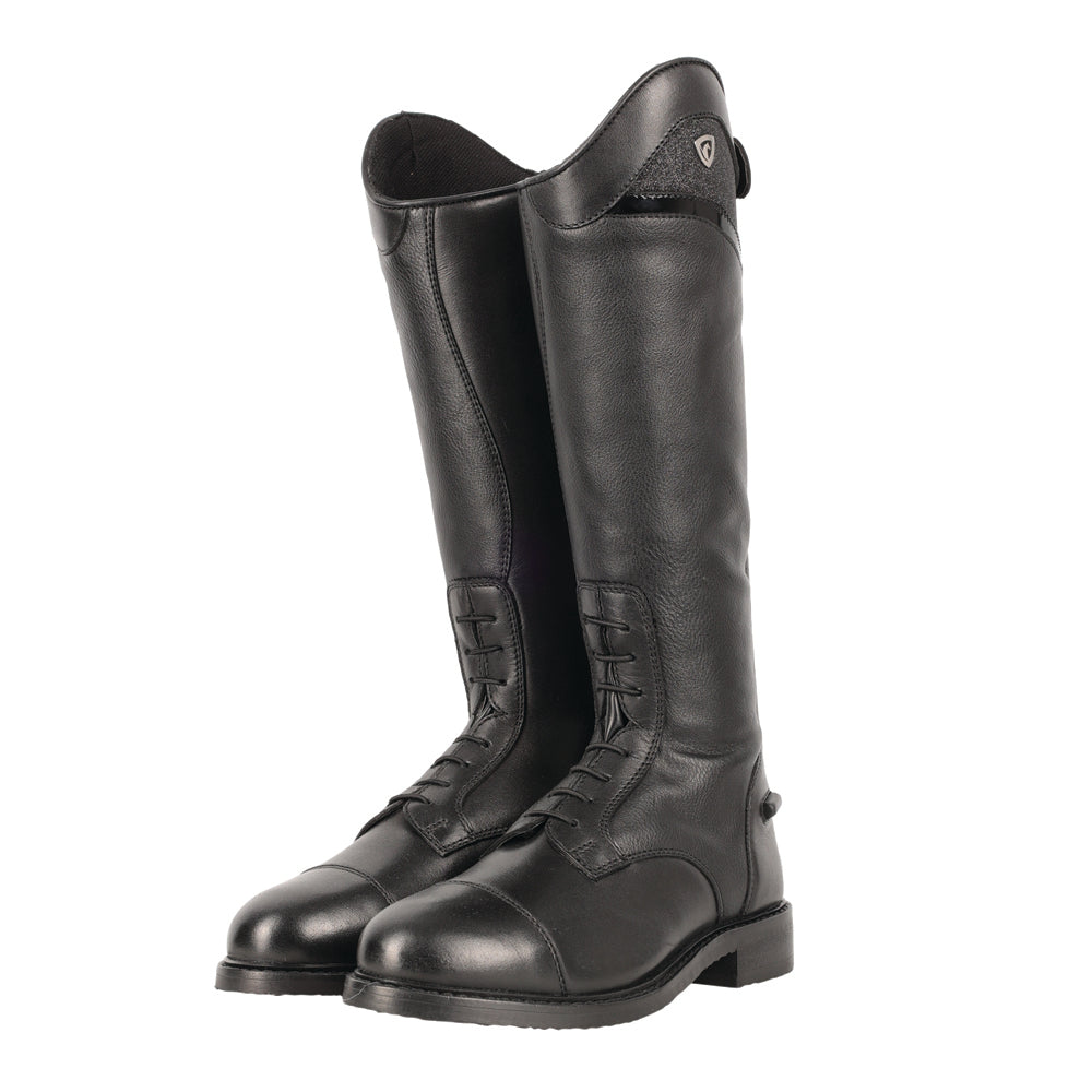 Hy Equestrian Children's Atrani Riding Boots #colour_black