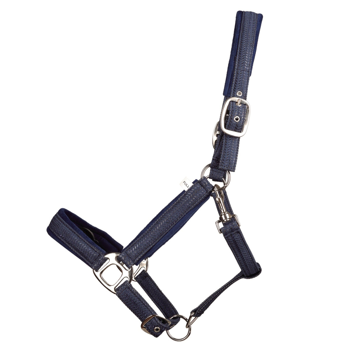 Hy Equestrian Mermaid Shimmer Head Collar and Lead Rope Set #colour_royal-navy