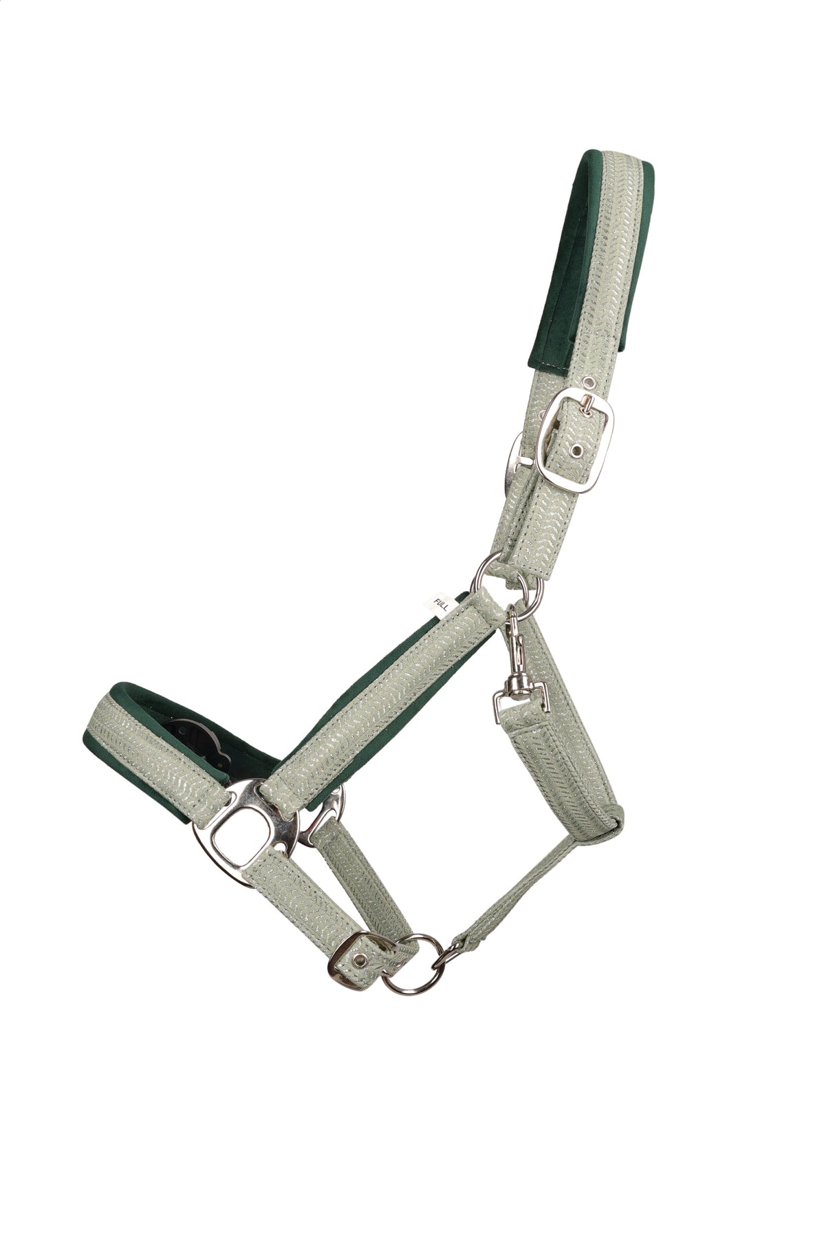 Hy Equestrian Mermaid Shimmer Head Collar and Lead Rope Set #colour_mint-green