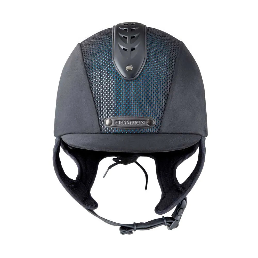 Champion X-Air Nova Peaked Helmet #colour_black-teal