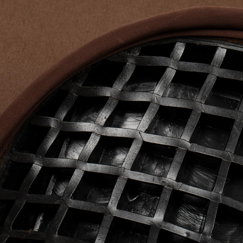 Acavallo Chair Seat Saver Classic Gel Suede #colour_brown