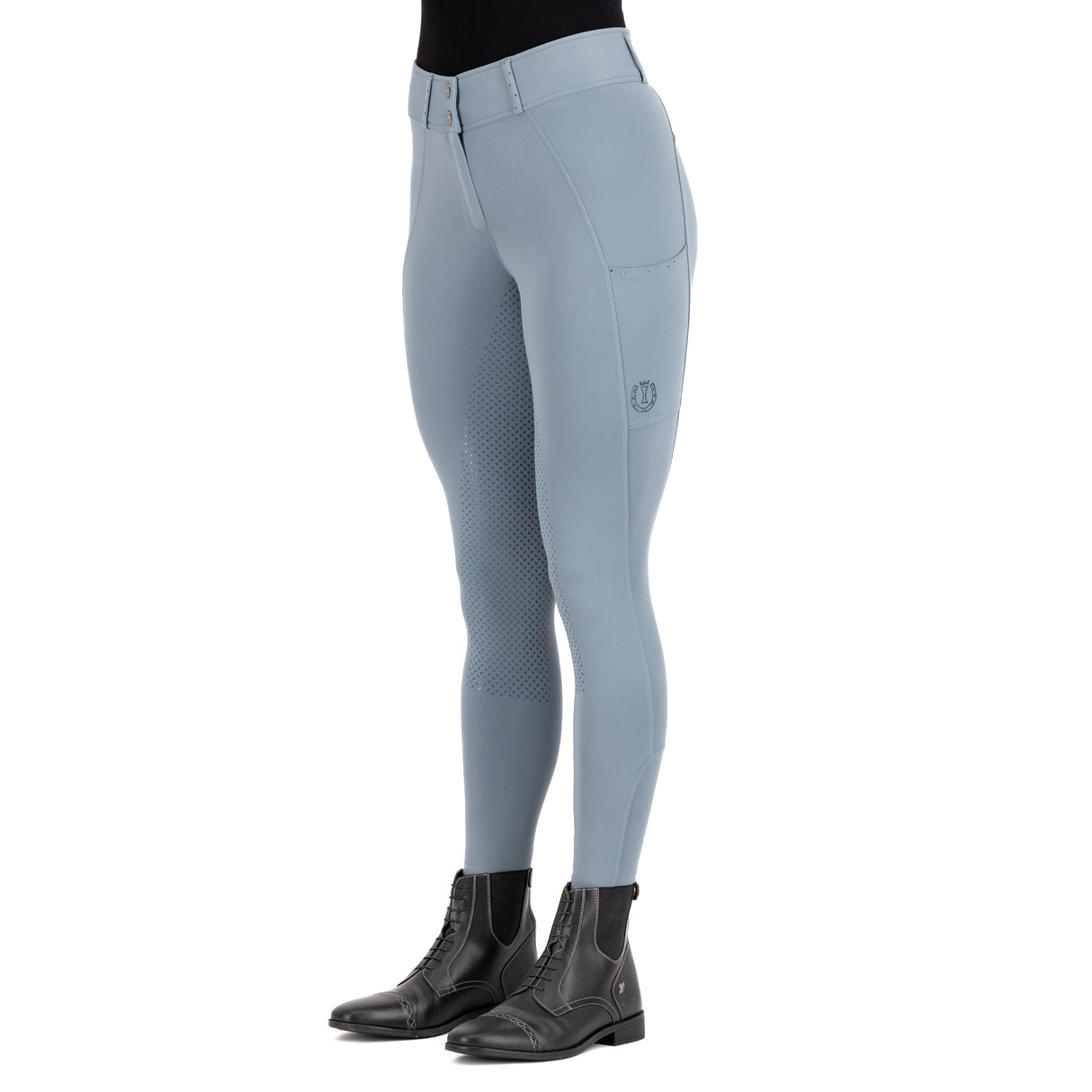 Imperial Riding Children's Bliss Full Grip Riding Breeches #Colour_moonstone