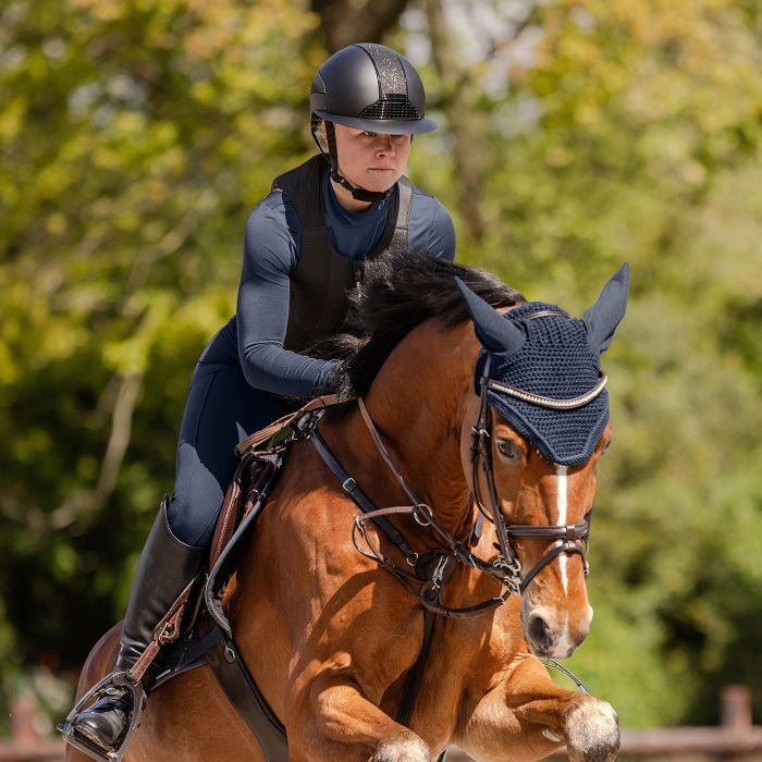 SWING H24 Lady Shine Riding Hat #colour_black-matt