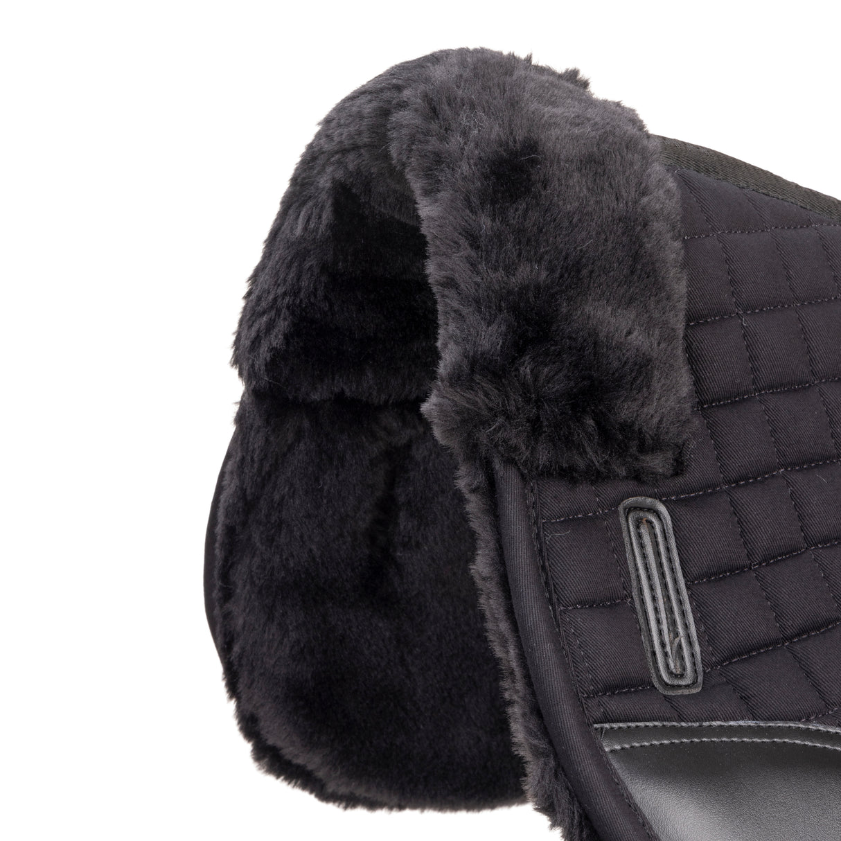 Shires ARMA Deluxe Cotton Half Pad #colour_black-black