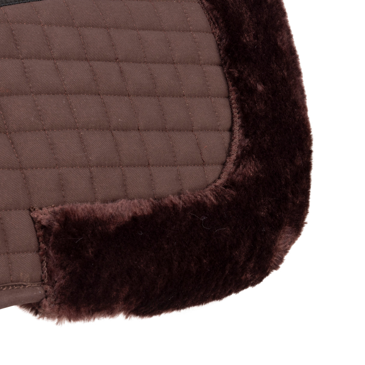 Shires ARMA Deluxe Cotton Half Pad #colour_brown-brown