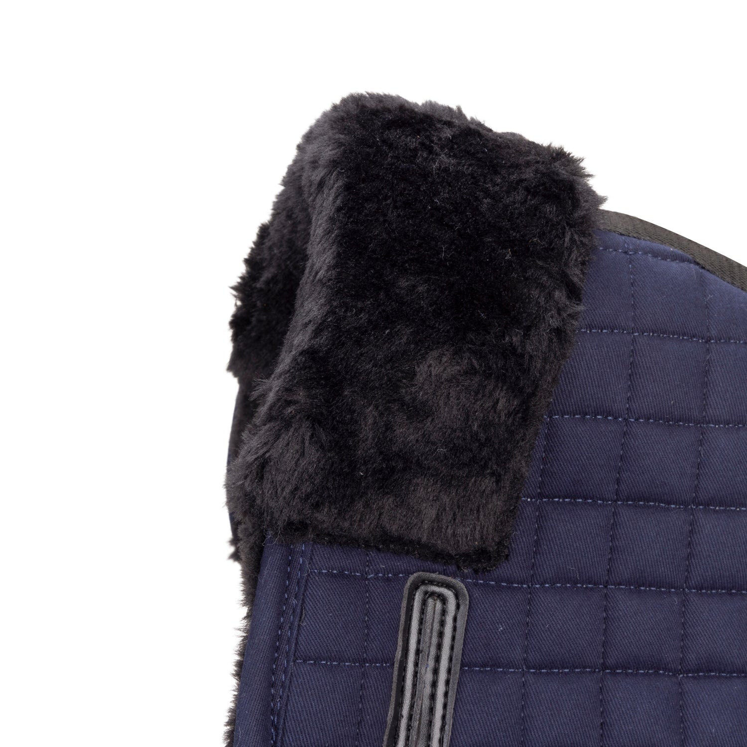 Shires ARMA Deluxe Cotton Half Pad #colour_navy-navy