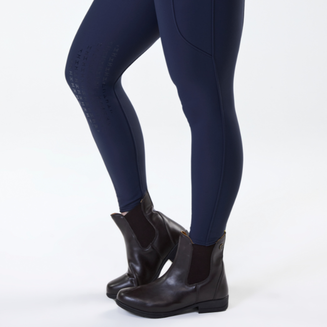 Horseware Ireland Flexfit Knee Grip Winter Breeches #colour_core-navy