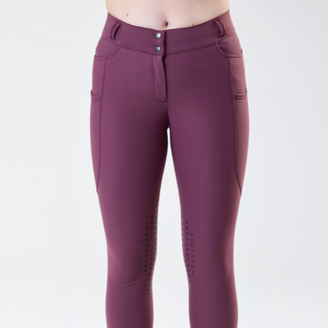 Horseware Ireland Flexfit Knee Grip Winter Breeches #colour_celestial-purple