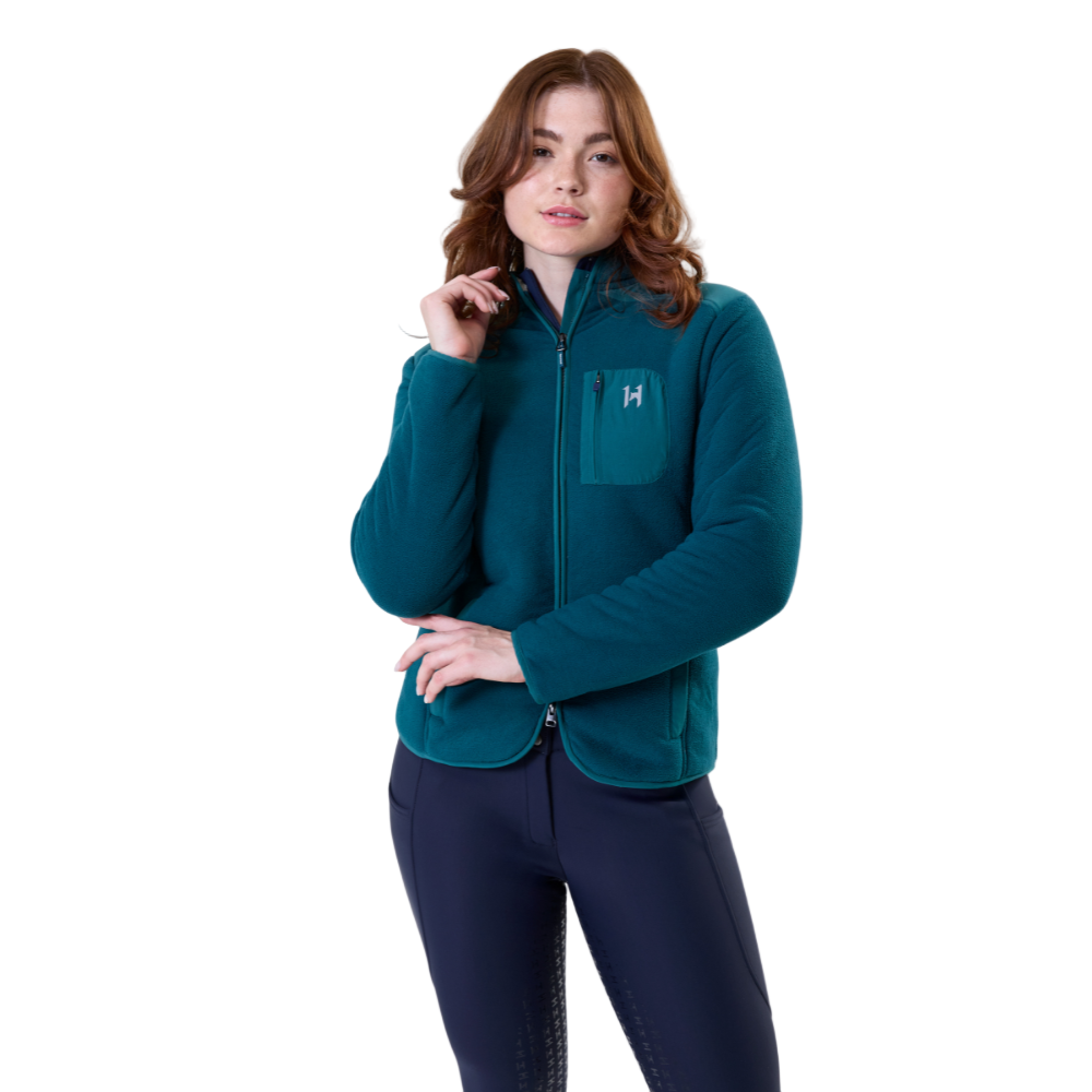 Horseware Ireland Pace Fleece Jacket #colour_dynasty-green