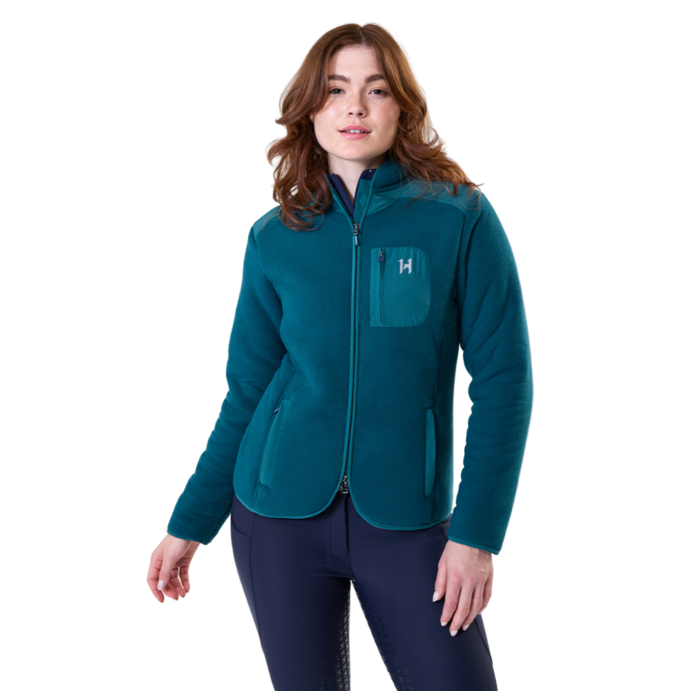 Horseware Ireland Pace Fleece Jacket #colour_dynasty-green
