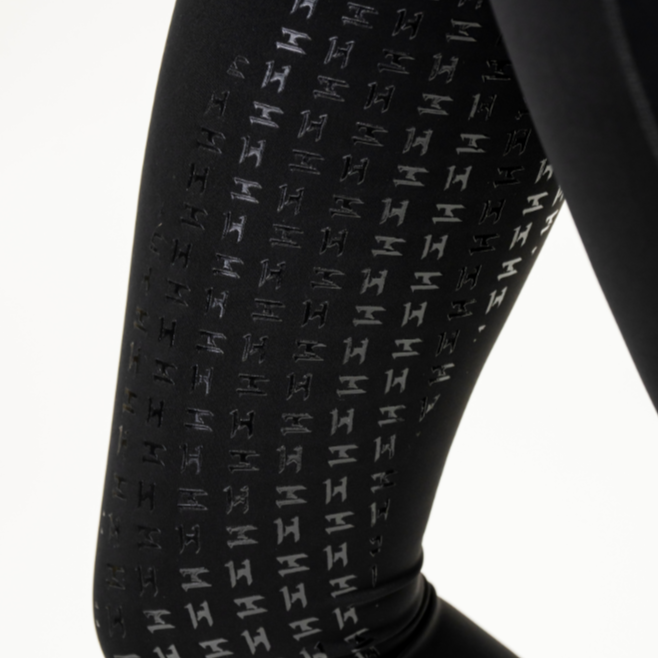 Horseware Ireland Formfit Full Seat Silicone Riding Tights#colour_core-black
