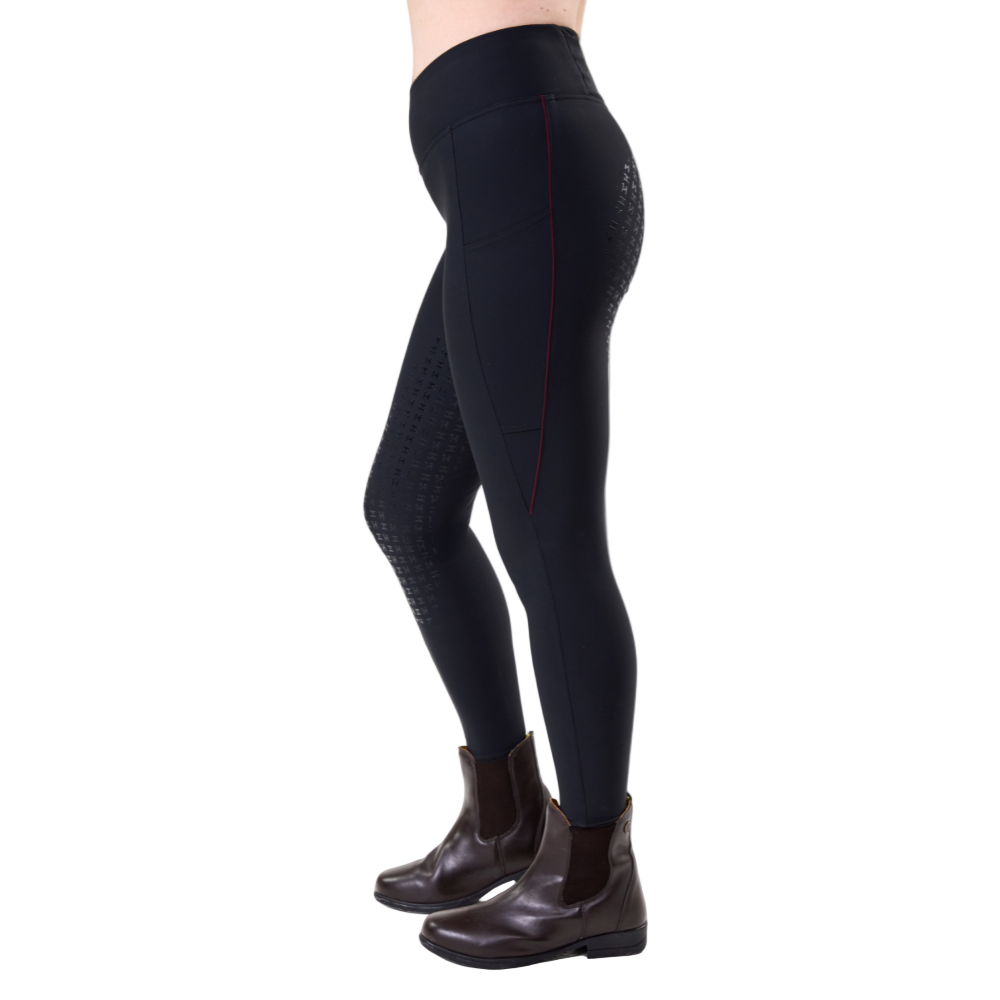 Horseware Ireland Optifit Winter Full Seat Riding Tights #colour_core-black