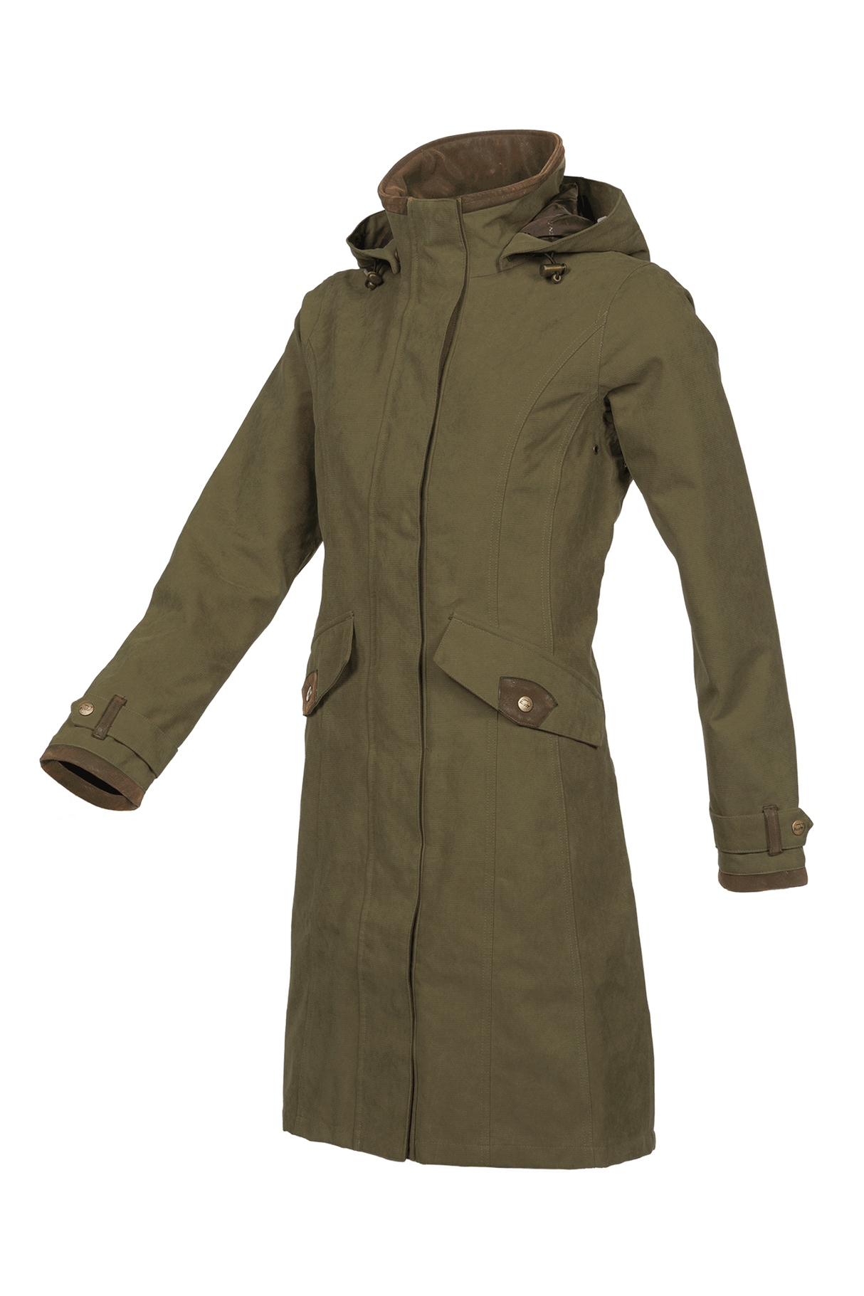 Baleno Chelsea Ladies Country Coat #colour_pine-green
