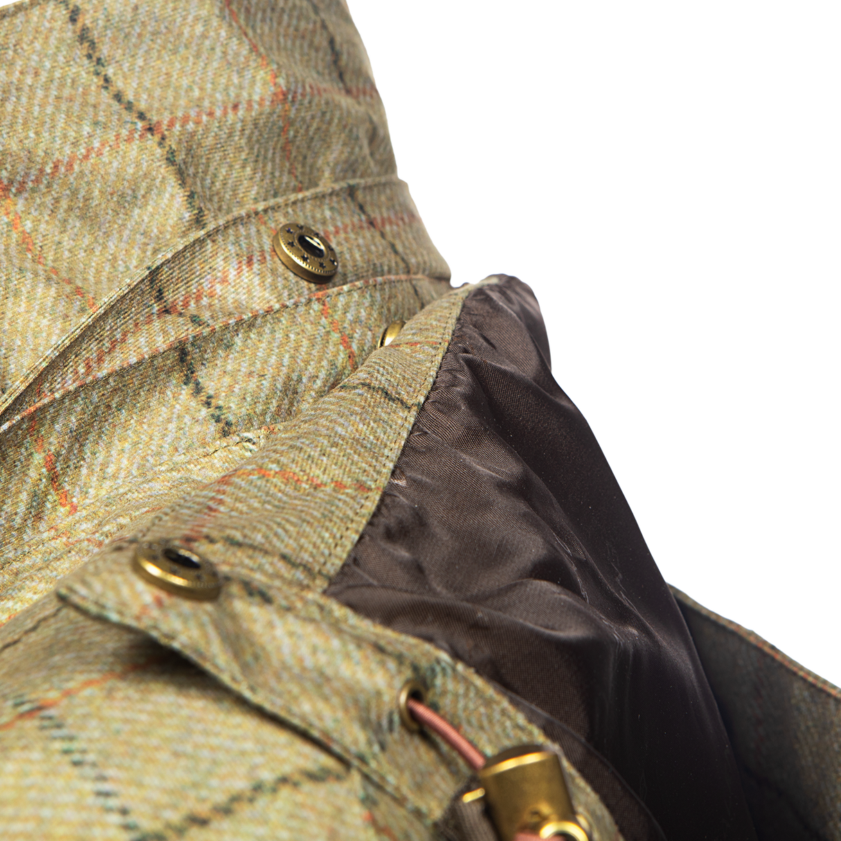 Baleno Pembroke Ladies Tweed Foldaway Jacket #colour_check-khaki