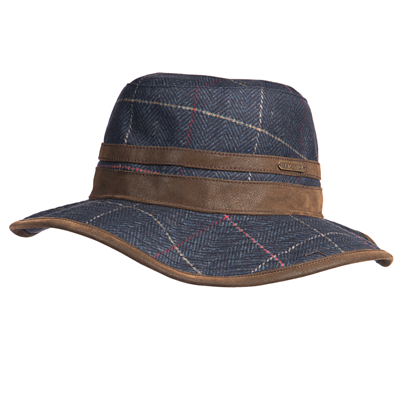 Baleno Caitlin Multiple-Purpose Tweed Hat #colour_check-navy