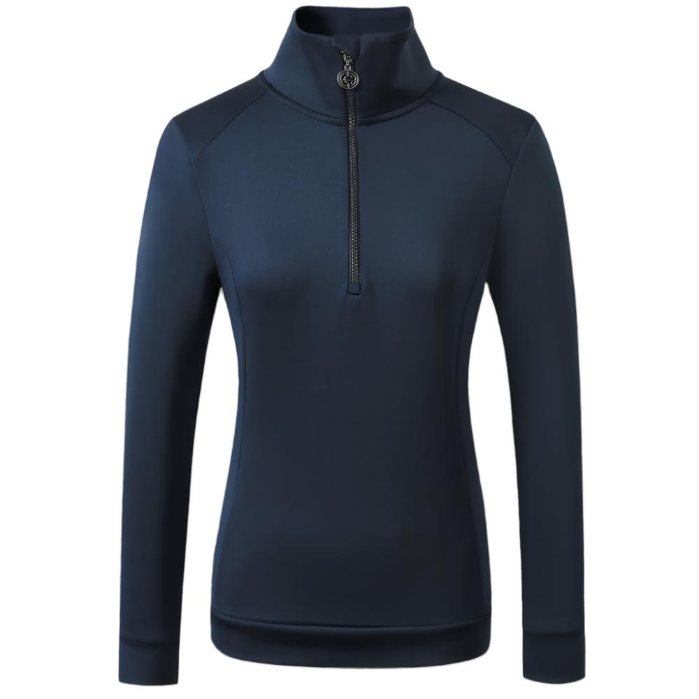 Covalliero Ladies Sporty Sweater #colour_dark-navy