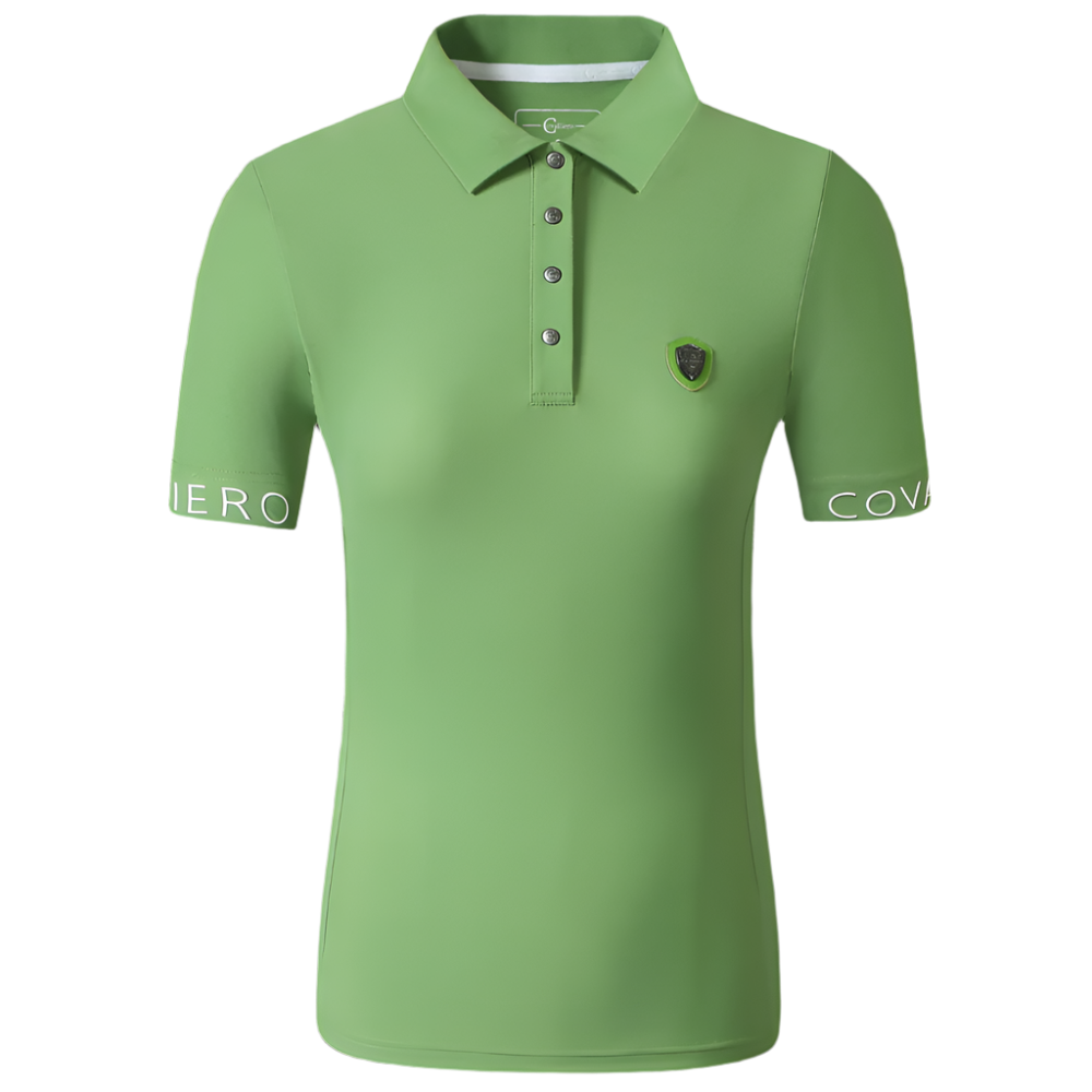 Covalliero Ladies Sporty Polo Shirt #colour_green