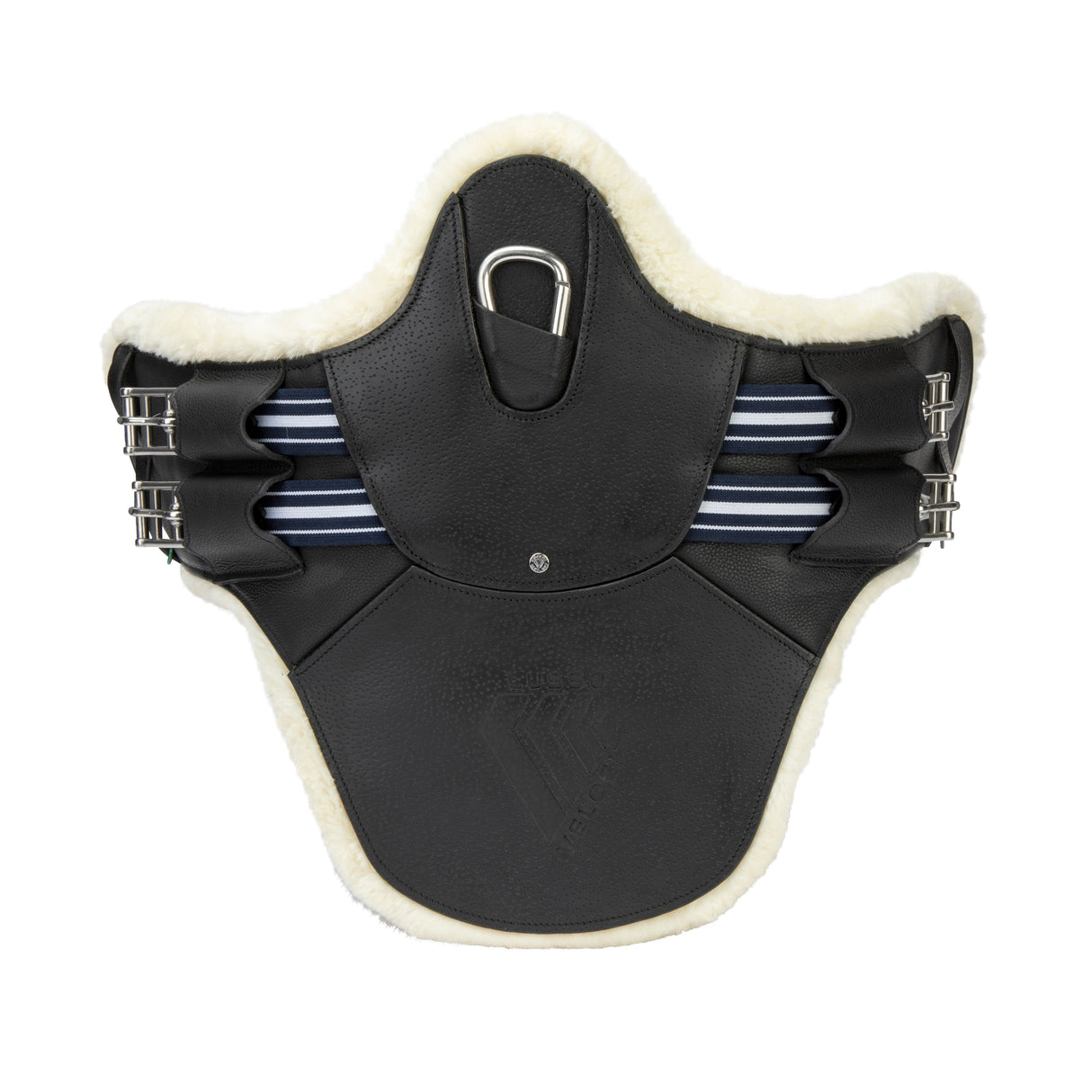 Shires Velociti Lusso Elite Short Stud Girth #colour_black