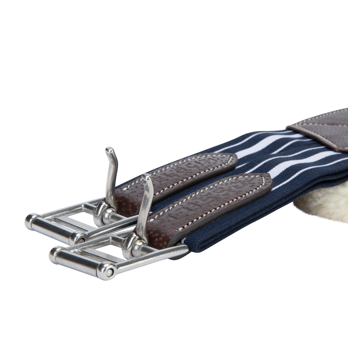 Shires Velociti Lusso Elite Stud Girth #colour_havana