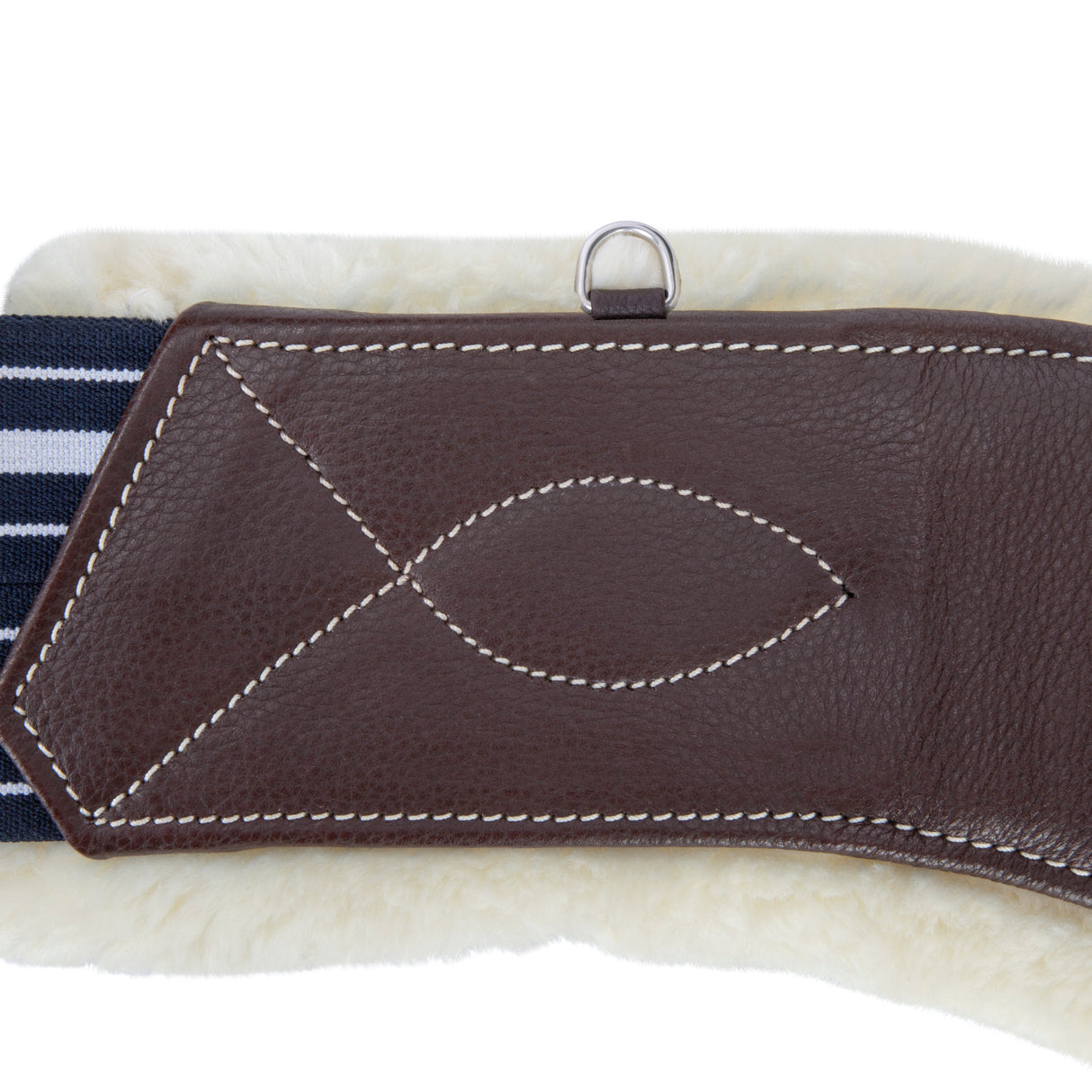 Shires Velociti Lusso Elite Stud Girth #colour_havana