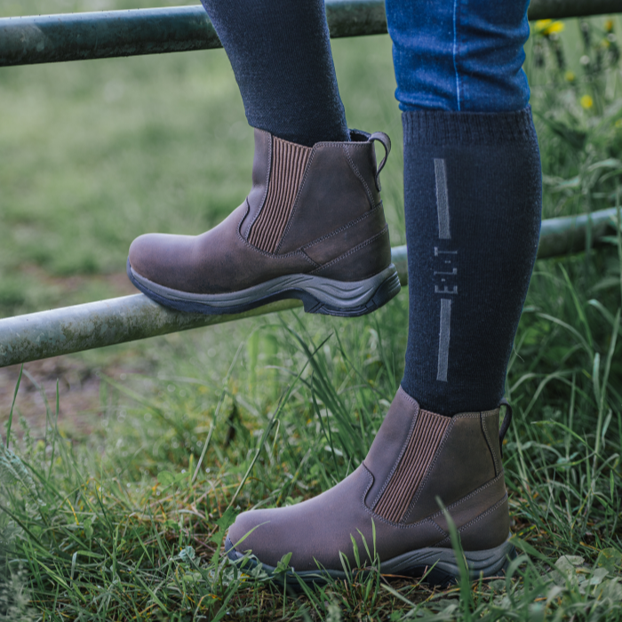E.L.T Ladies Glasgow Jodphur Boots #colour_brown