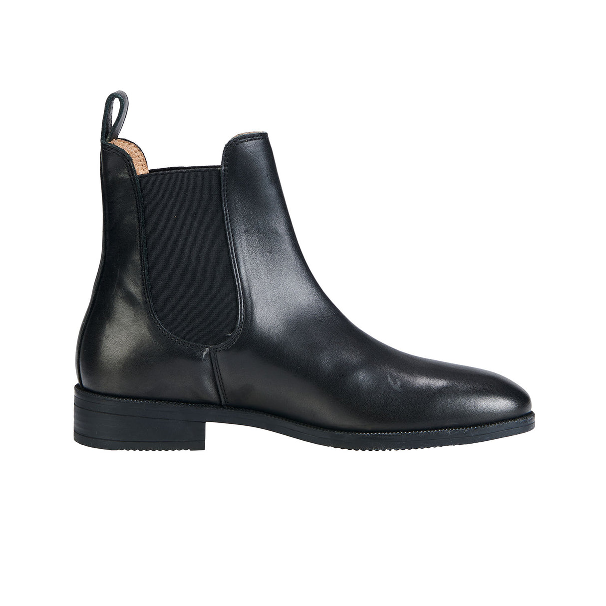 Equestro Unisex Ankle Boots With Side Elastics #colour_black